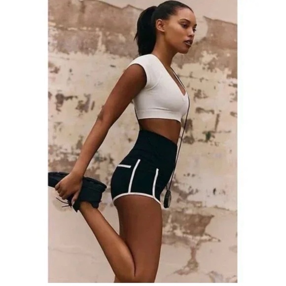 FP Movement by Free People Women's Island Time Shorts, Small, Black Combo NWT - Picture 6 of 12